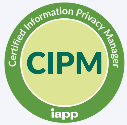 IAPP Certified Information Privacy Manager (CIPM) badge